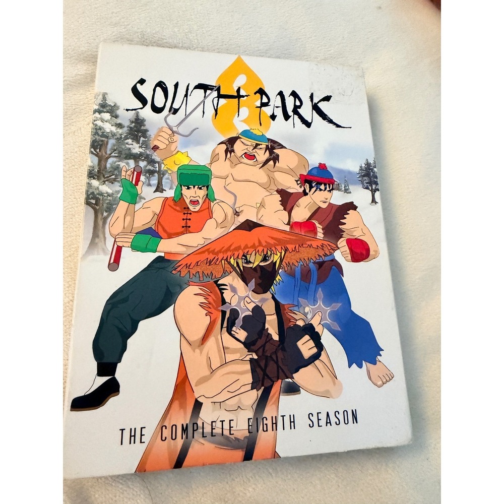 South Park The Complete Eighth Season DVD 3-Disc Set 2004 Comedy Central 88979